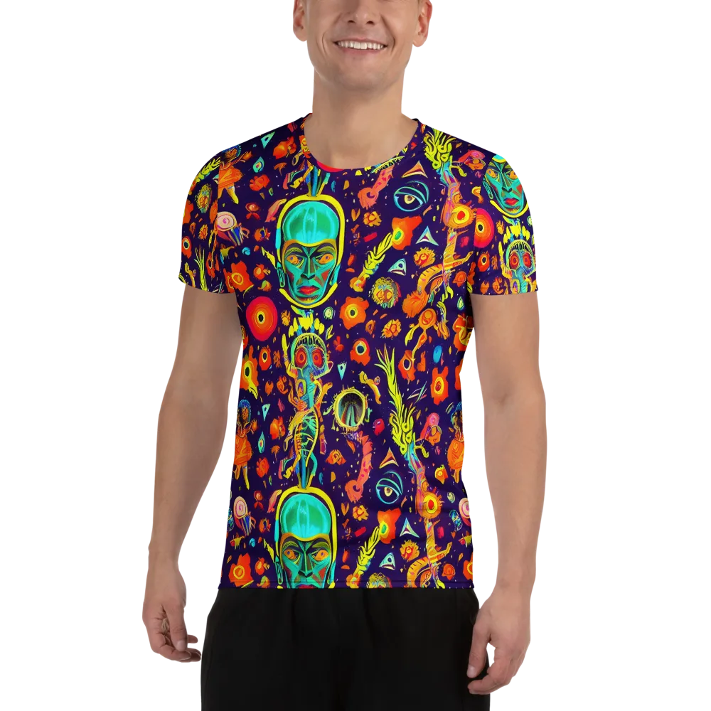 Celestial Quirk on Men's Athletic T-Shirt — Front