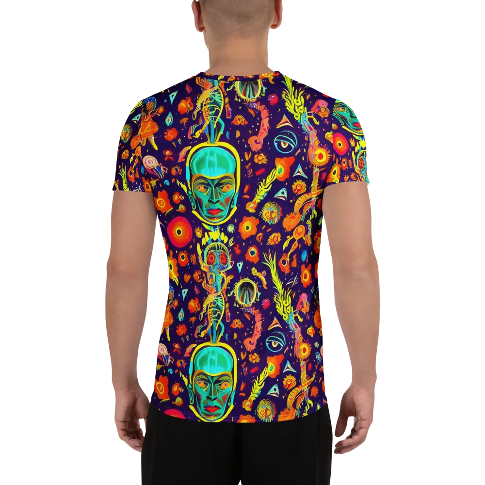 Celestial Quirk on Men's Athletic T-Shirt — Back