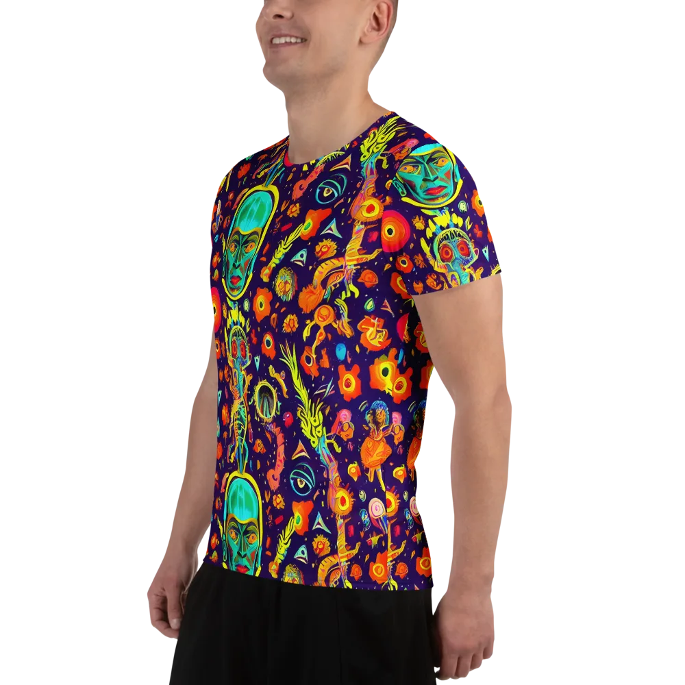 Celestial Quirk on Men's Athletic T-Shirt — Left