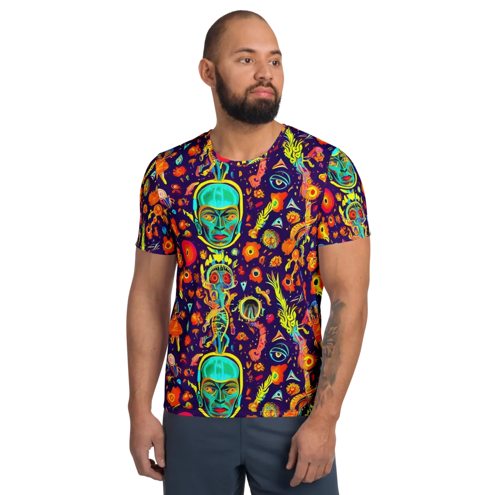 Celestial Quirk on Men's Athletic T-Shirt — Front