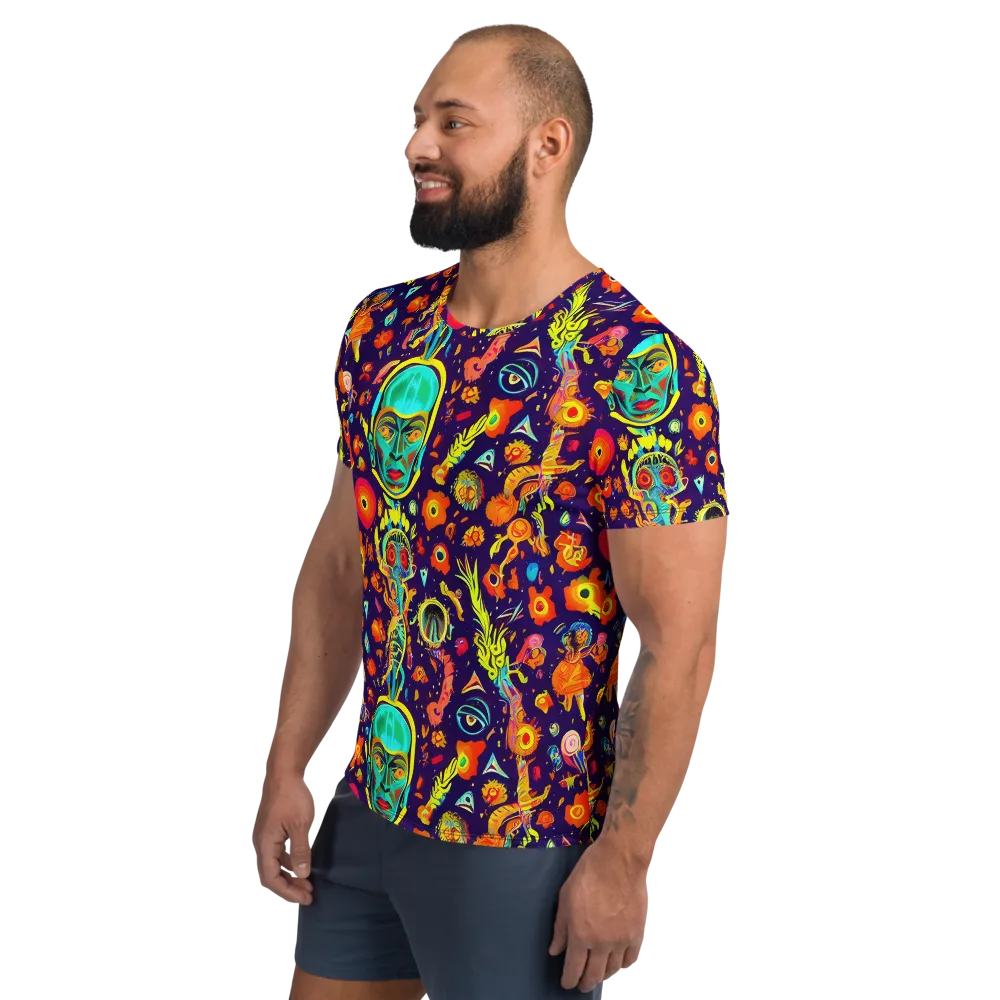 Celestial Quirk on Men's Athletic T-Shirt — Left