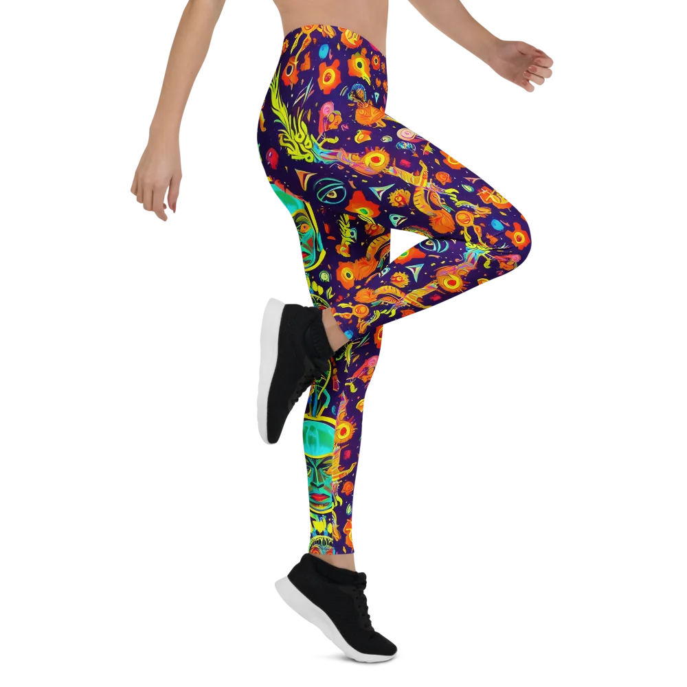 Celestial Quirk on Leggings — Right
