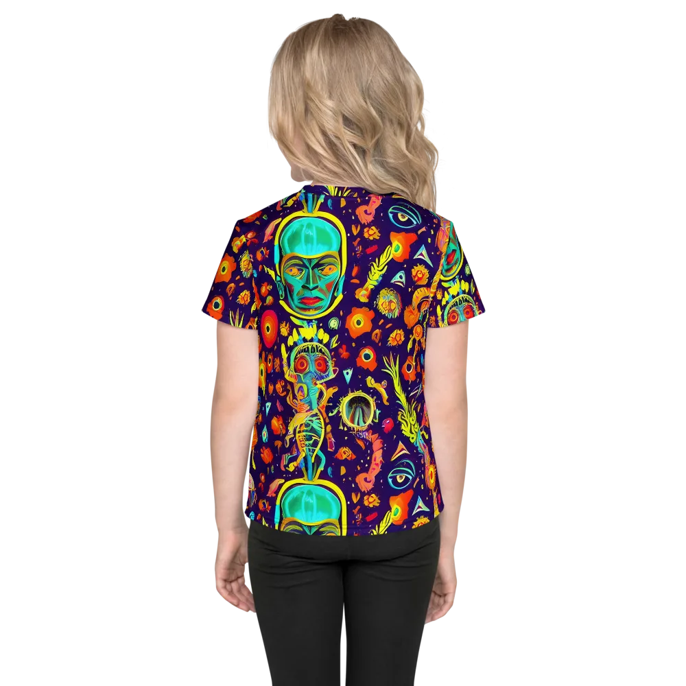 Celestial Quirk on Kids Crew Neck T-Shirt — Back