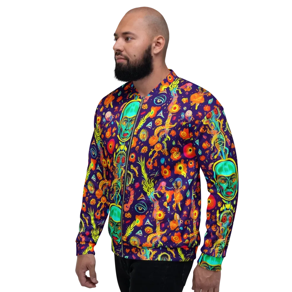 Celestial Quirk on Bomber Jacket — Left