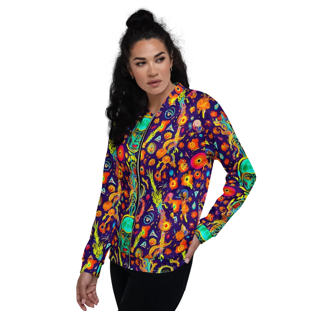 Celestial Quirk on Bomber Jacket — Left