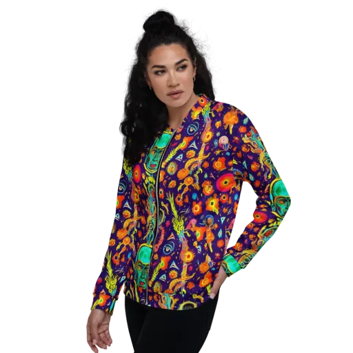 Celestial Quirk on a Bomber Jacket