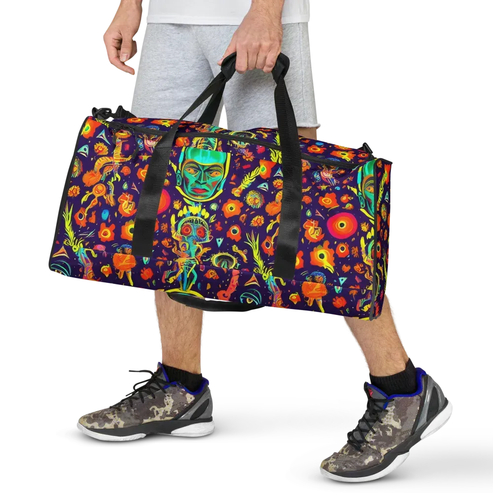 Celestial Quirk on Duffle Bag — Front