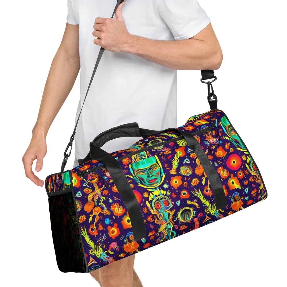 Celestial Quirk on Duffle Bag — Right Front