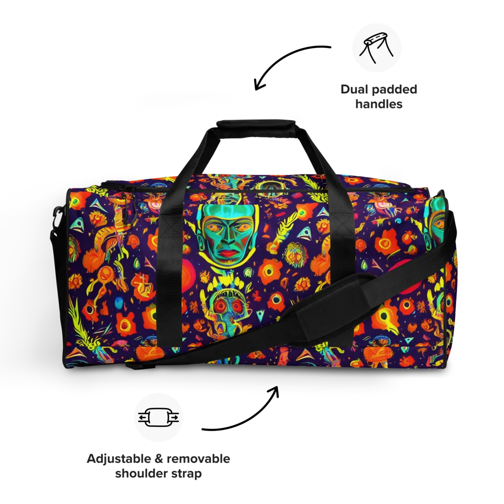 Celestial Quirk on Duffle Bag — Front