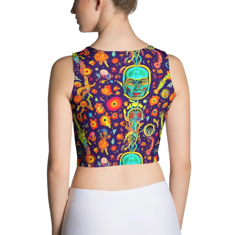 Celestial Quirk on Crop Top — Back