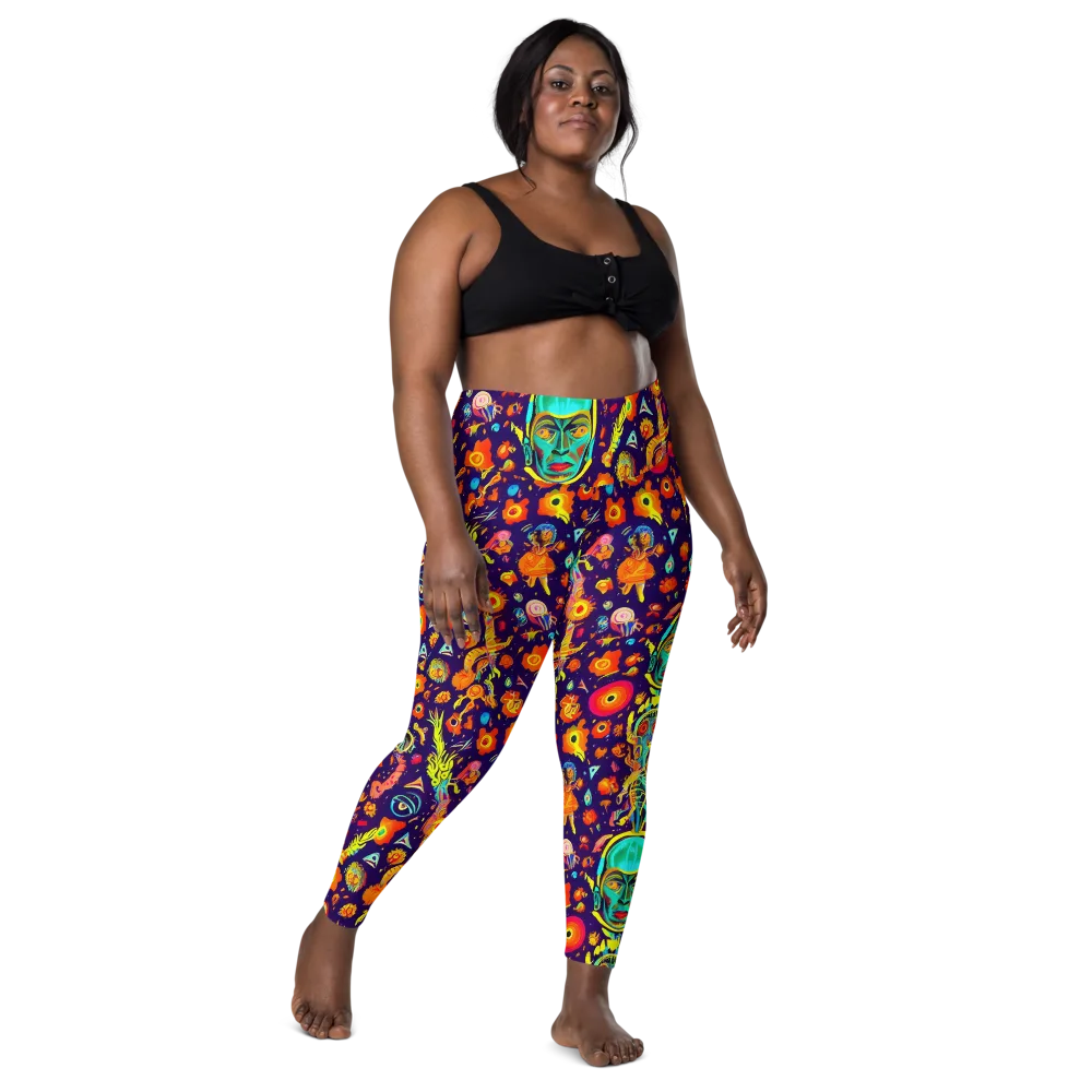 Celestial Quirk on Leggings with Pockets — Front