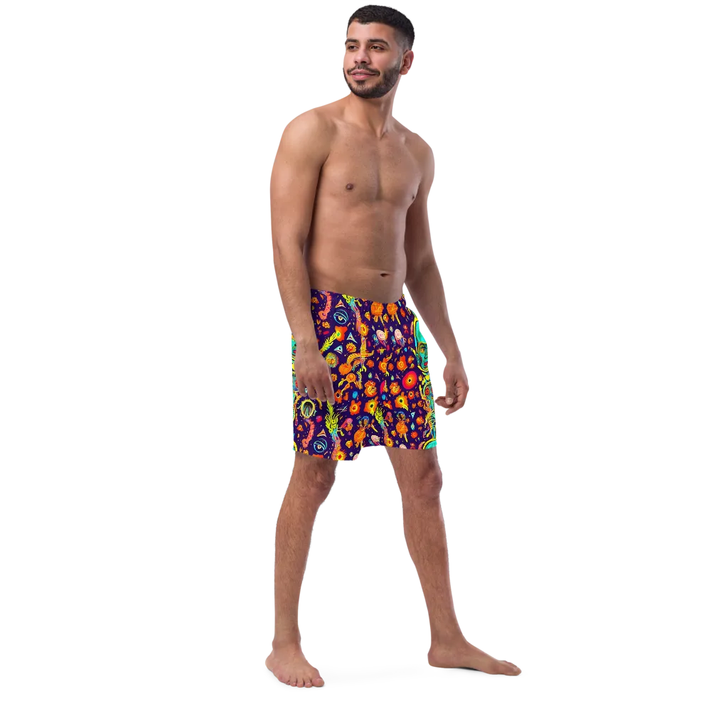 Celestial Quirk on Swim Trunks — Right Front