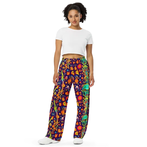 Celestial Quirk on a Wide-Leg Pants