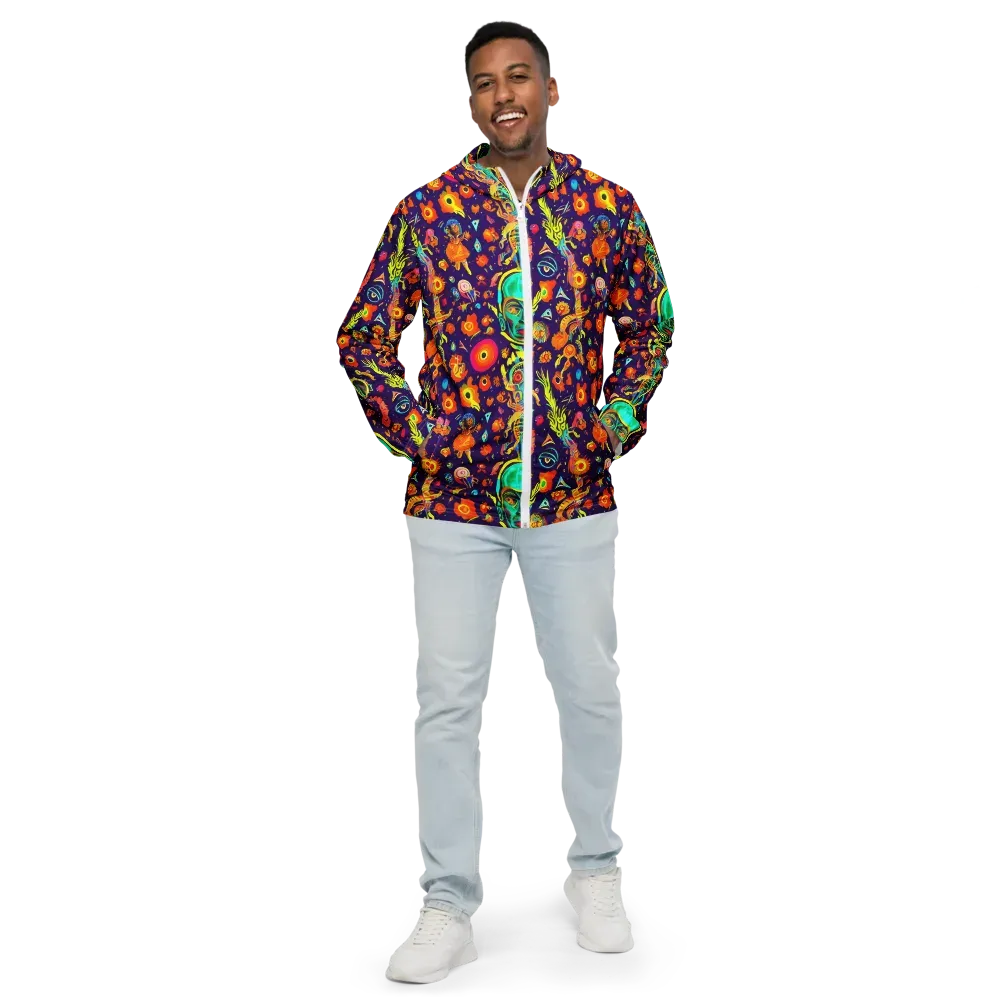 Celestial Quirk on Men's Windbreaker — Front