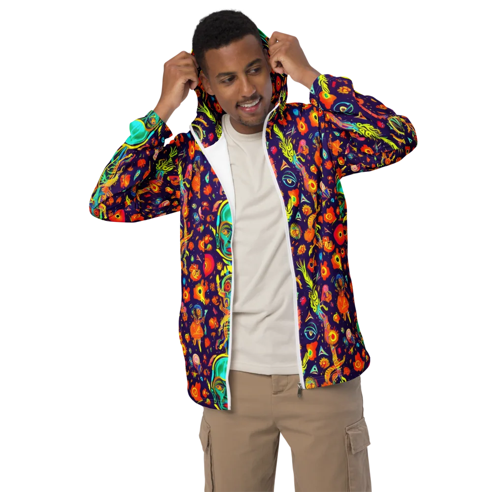 Celestial Quirk on Men's Windbreaker — Front