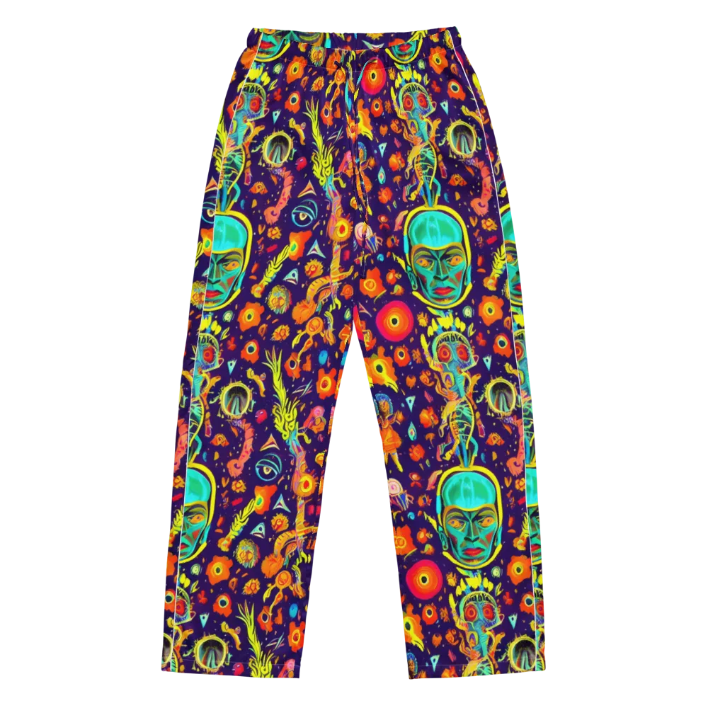 Celestial Quirk on Women's Pajama Pants — Front