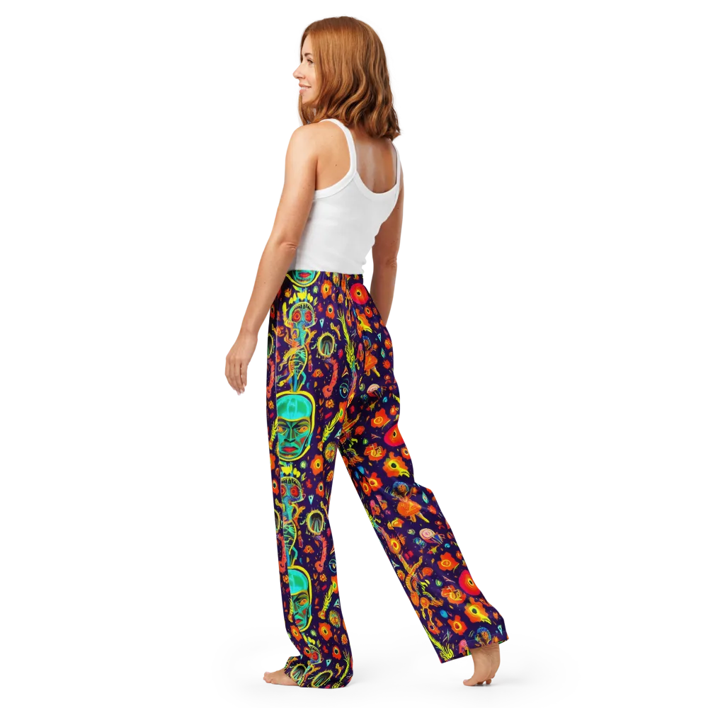 Celestial Quirk on Women's Pajama Pants — Back