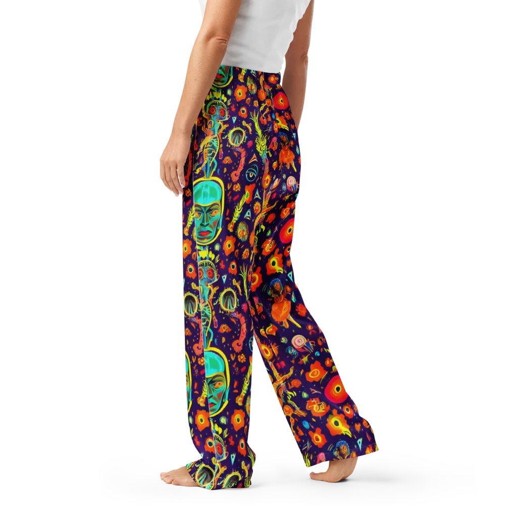 Celestial Quirk on Women's Pajama Pants — Left