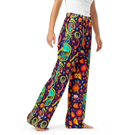 Celestial Quirk on a Women's Pajama Pants