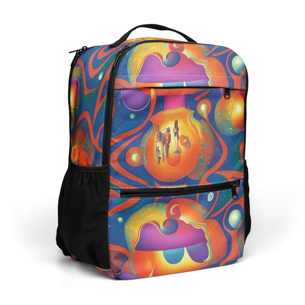 Dreams of Dimension on Utility Backpack — Right Front