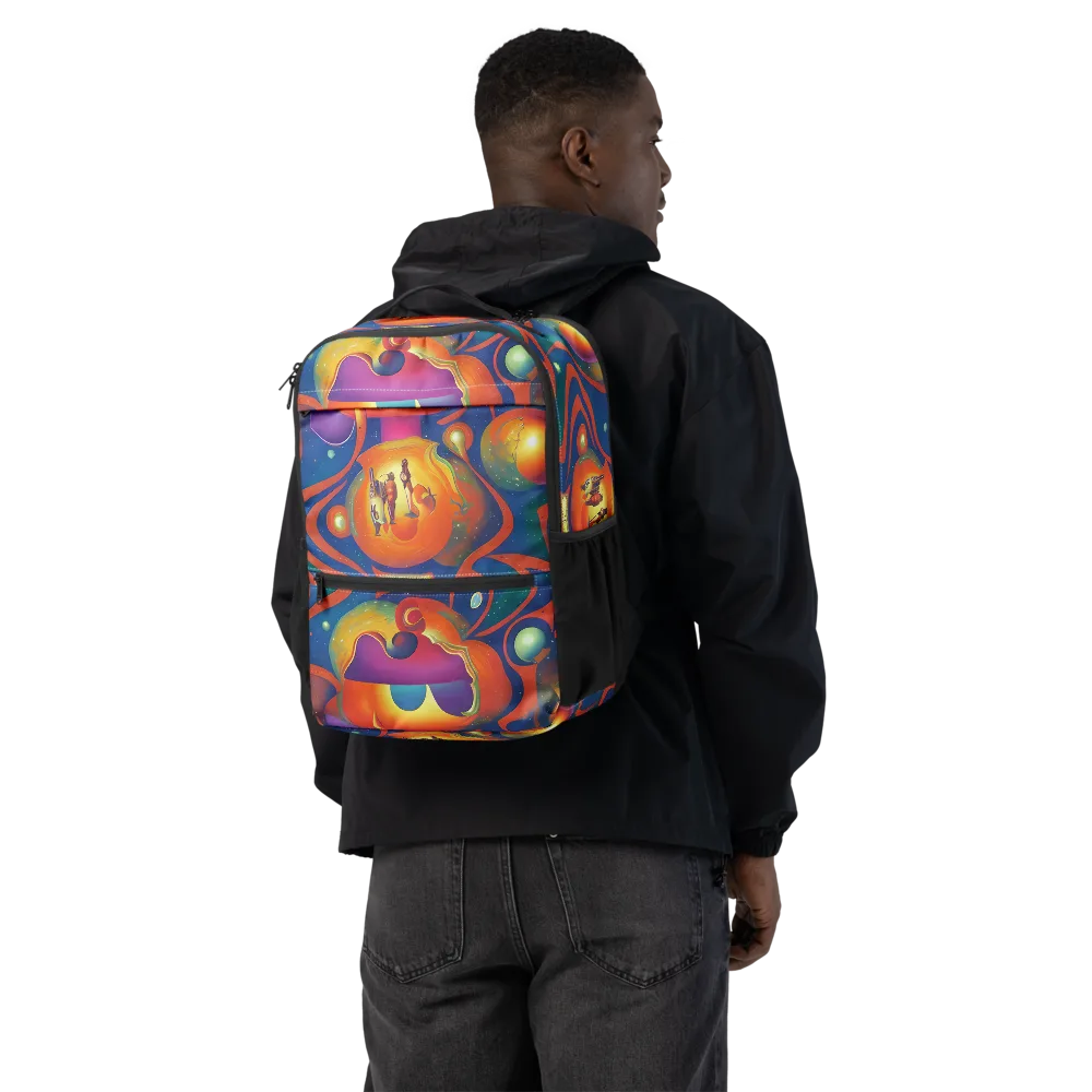Dreams of Dimension on Utility Backpack — Back