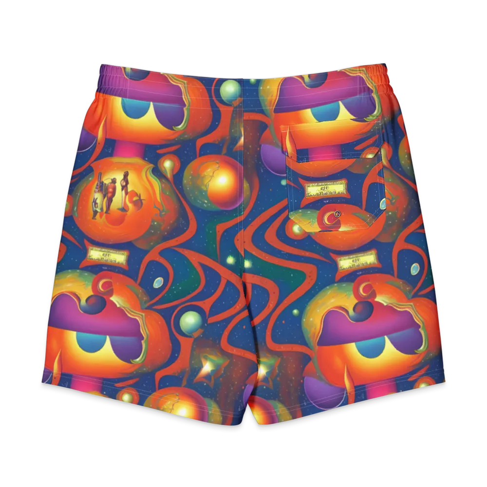 Dreams of Dimension on Men's Board Shorts — Back