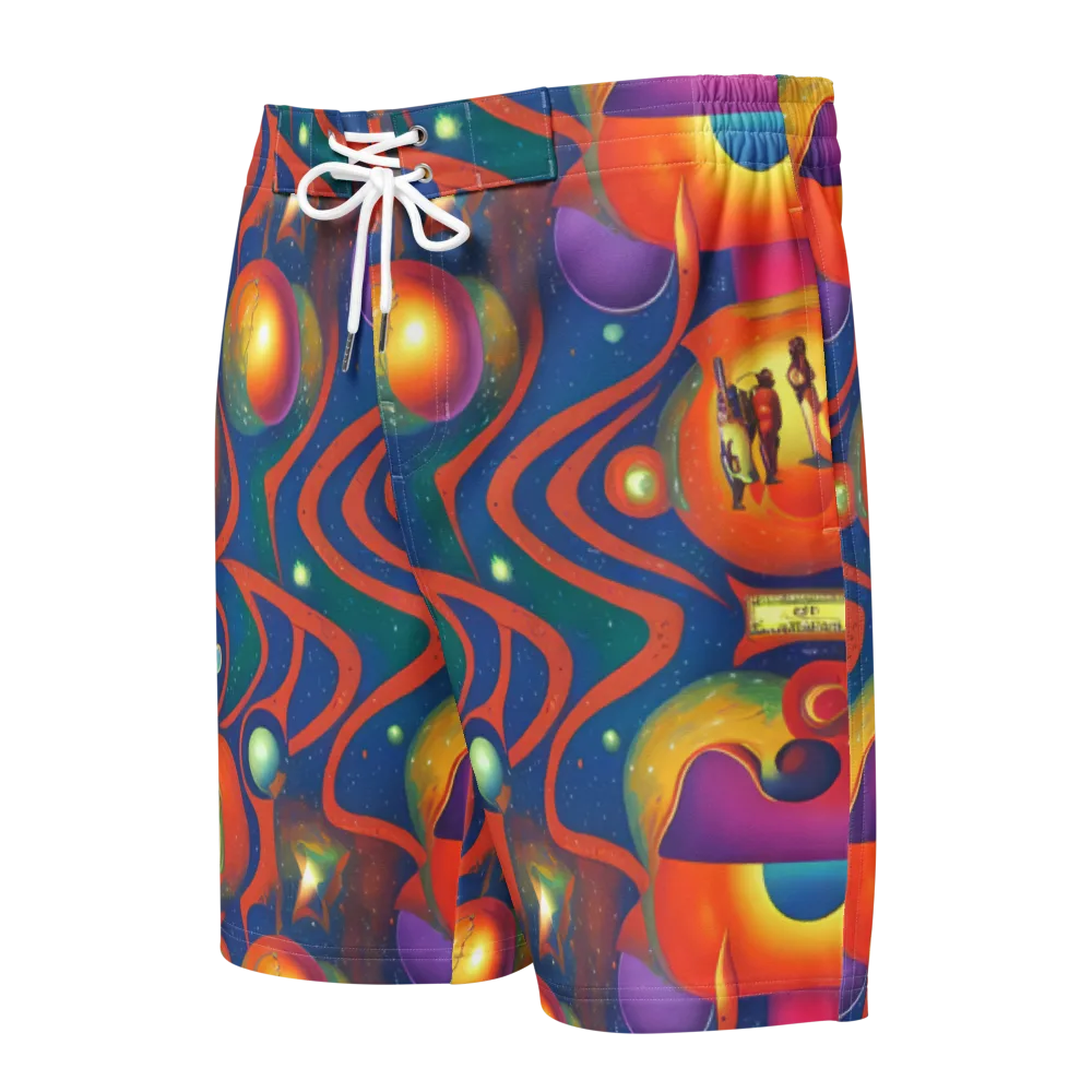 Dreams of Dimension on Men's Board Shorts — Front