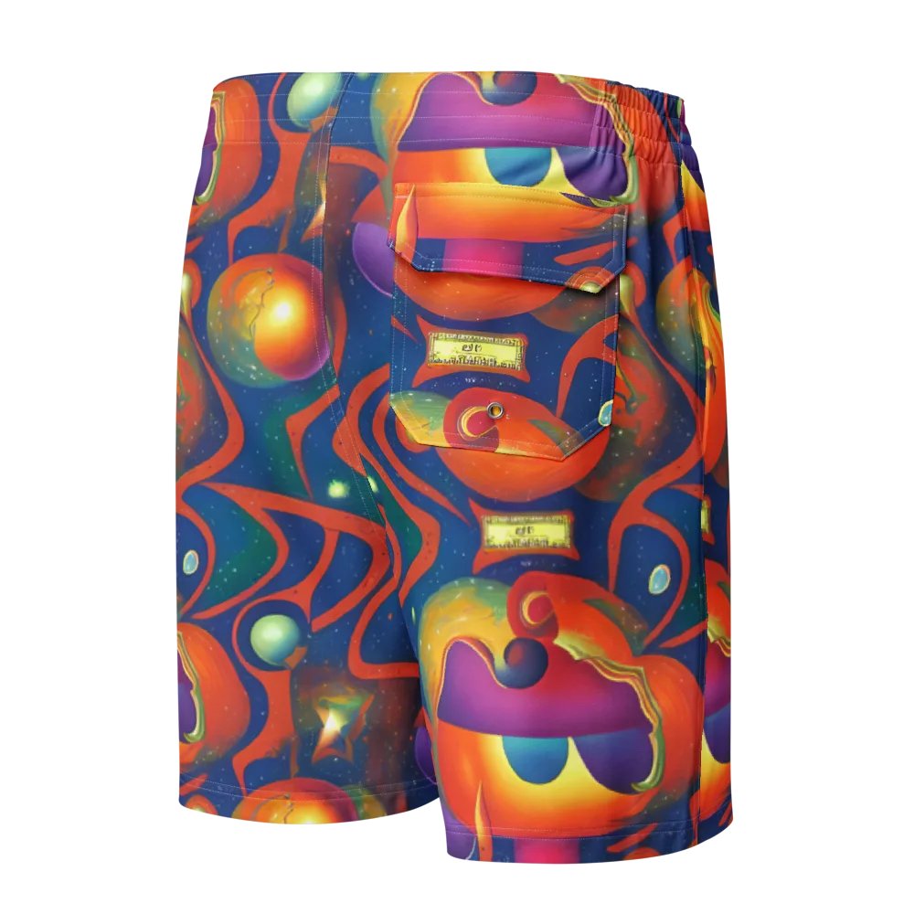 Dreams of Dimension on Men's Board Shorts — Back