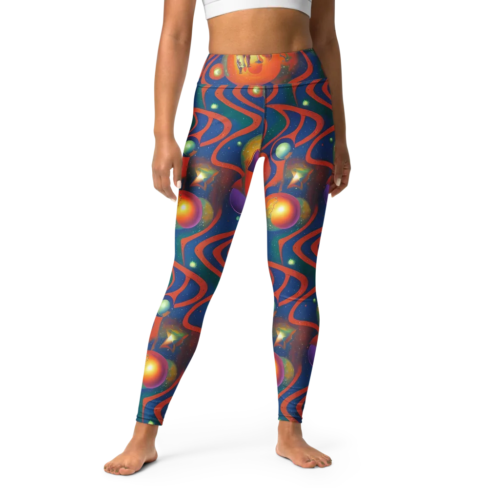 Dreams of Dimension on Yoga Leggings — Front
