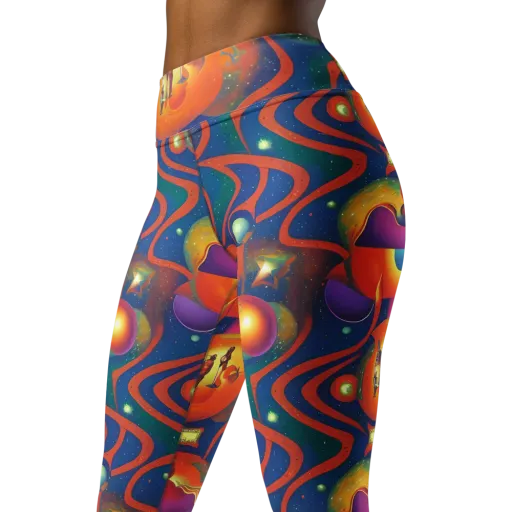 Dreams of Dimension on a Yoga Leggings