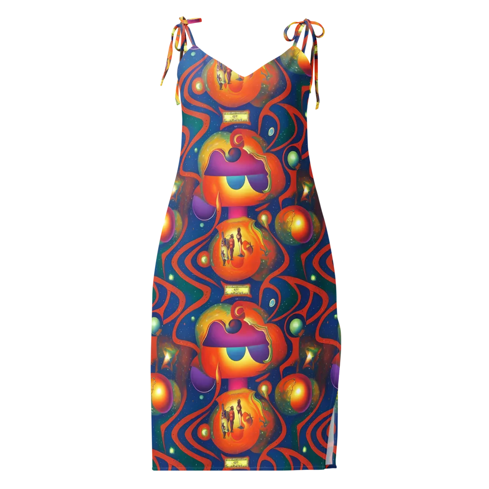 Dreams of Dimension on Slip Dress — Front