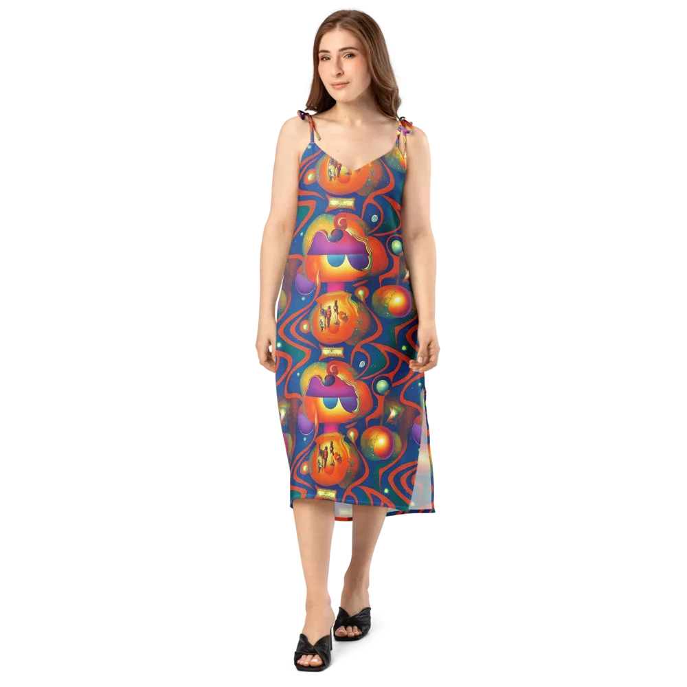 Dreams of Dimension on Slip Dress — Front