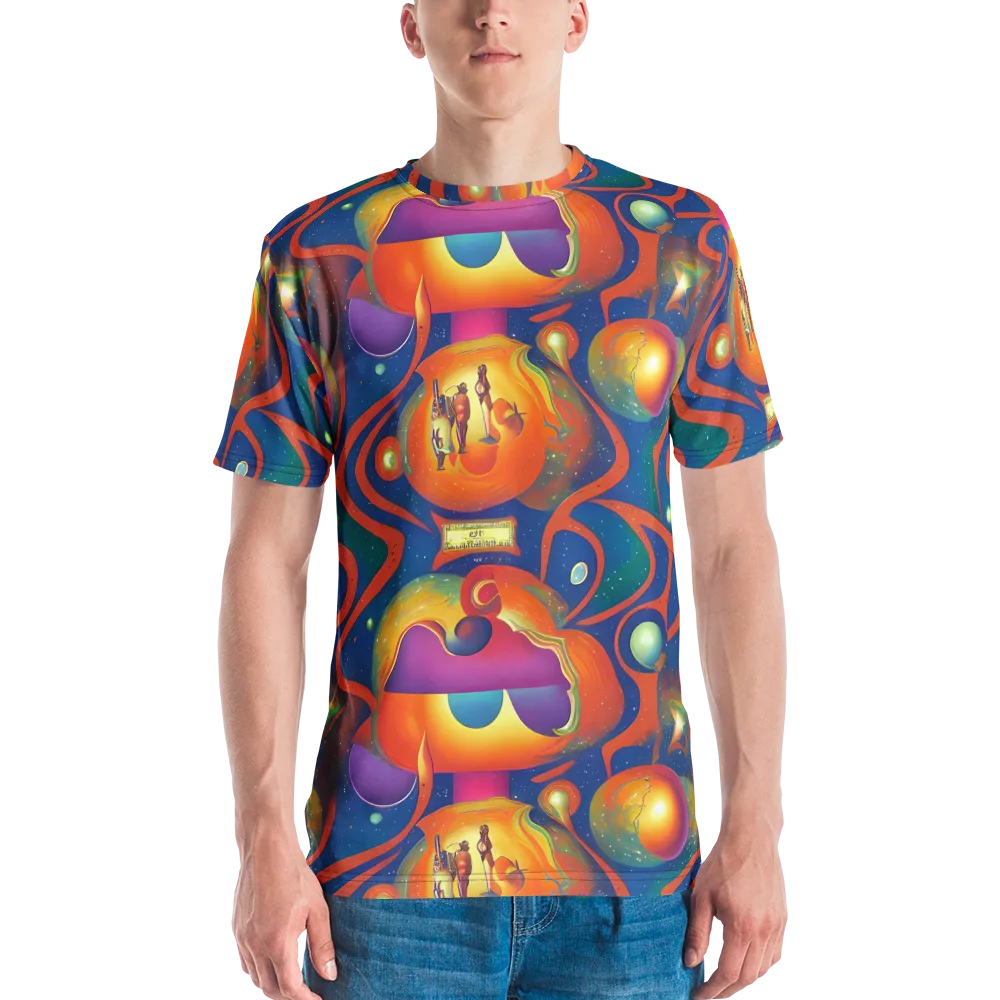 Dreams of Dimension on Men's Crew Neck T-Shirt — Front