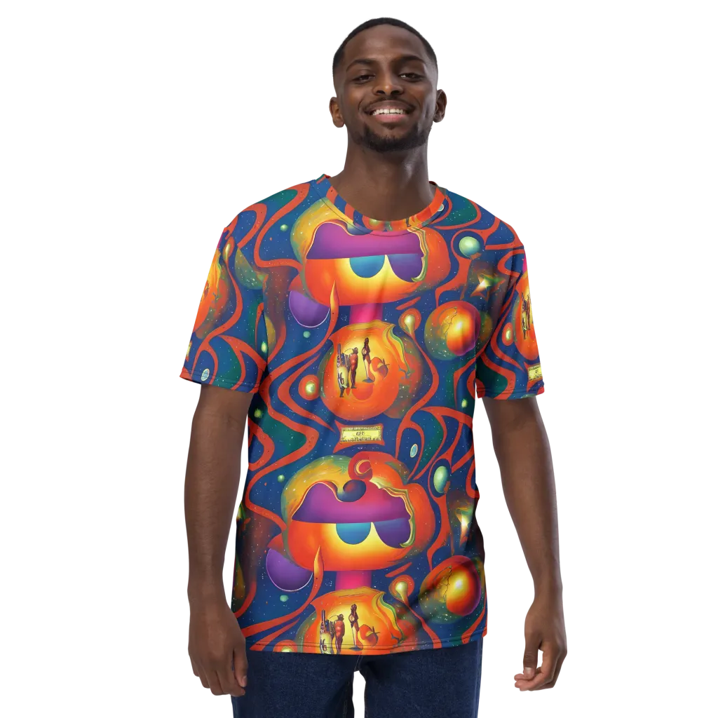 Dreams of Dimension on Men's Crew Neck T-Shirt — Front