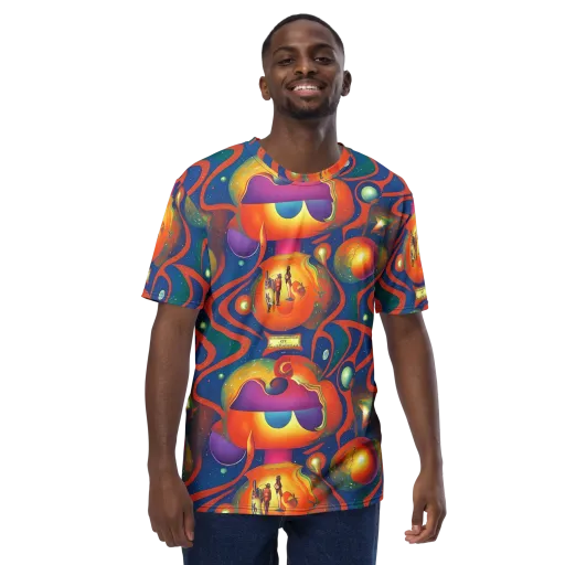 Dreams of Dimension on a Men's Crew Neck T-Shirt