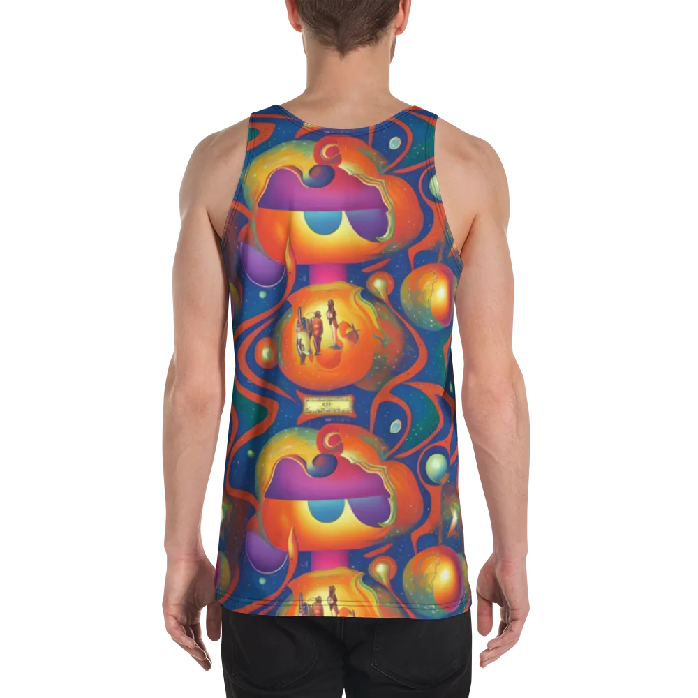 Dreams of Dimension on Men's Tank Top — Back