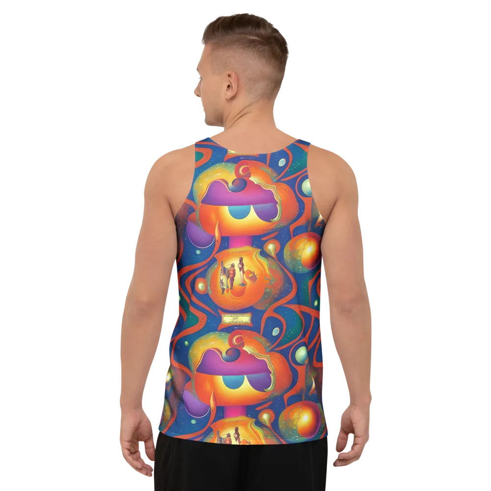 Dreams of Dimension on Men's Tank Top — Back