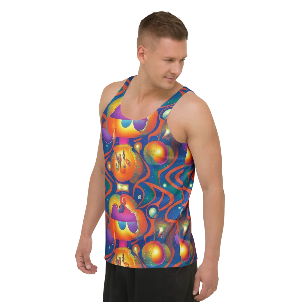 Dreams of Dimension on Men's Tank Top — Left Front