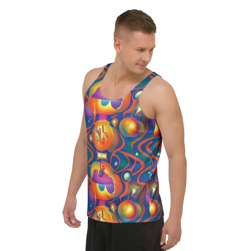 Dreams of Dimension on Men's Tank Top — Left Front