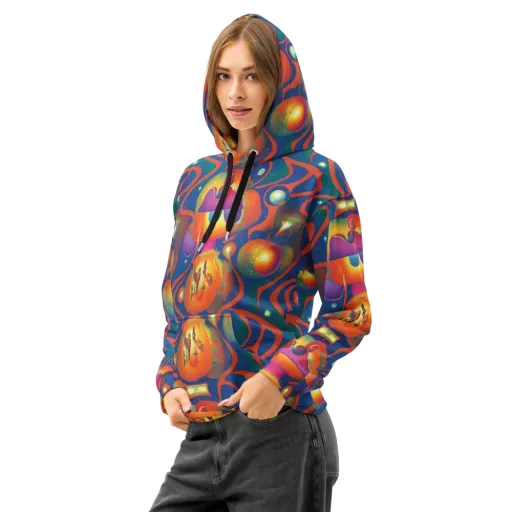 Dreams of Dimension on a Cotton Hoodie