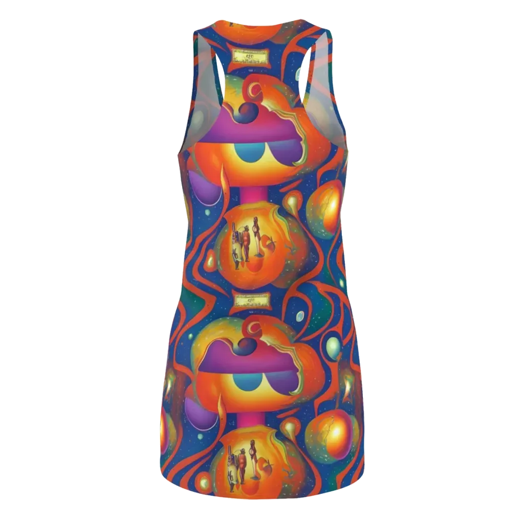 Dreams of Dimension on Racerback Dress — Back
