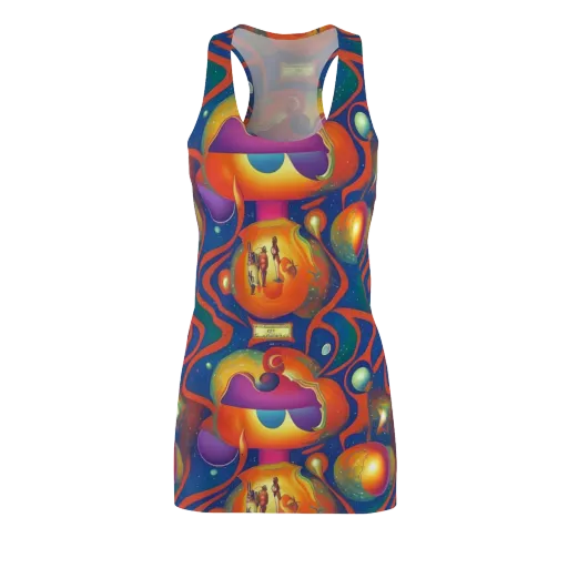 Dreams of Dimension on a Racerback Dress