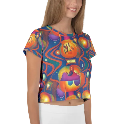 Dreams of Dimension on a Crop Tee