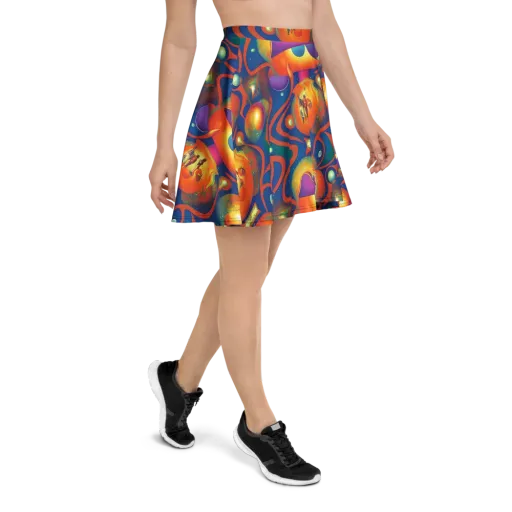 Dreams of Dimension on a Skater Skirt