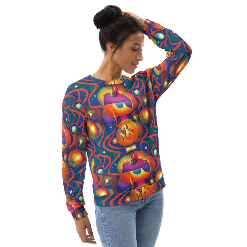Dreams of Dimension on Sweatshirt — Right Front
