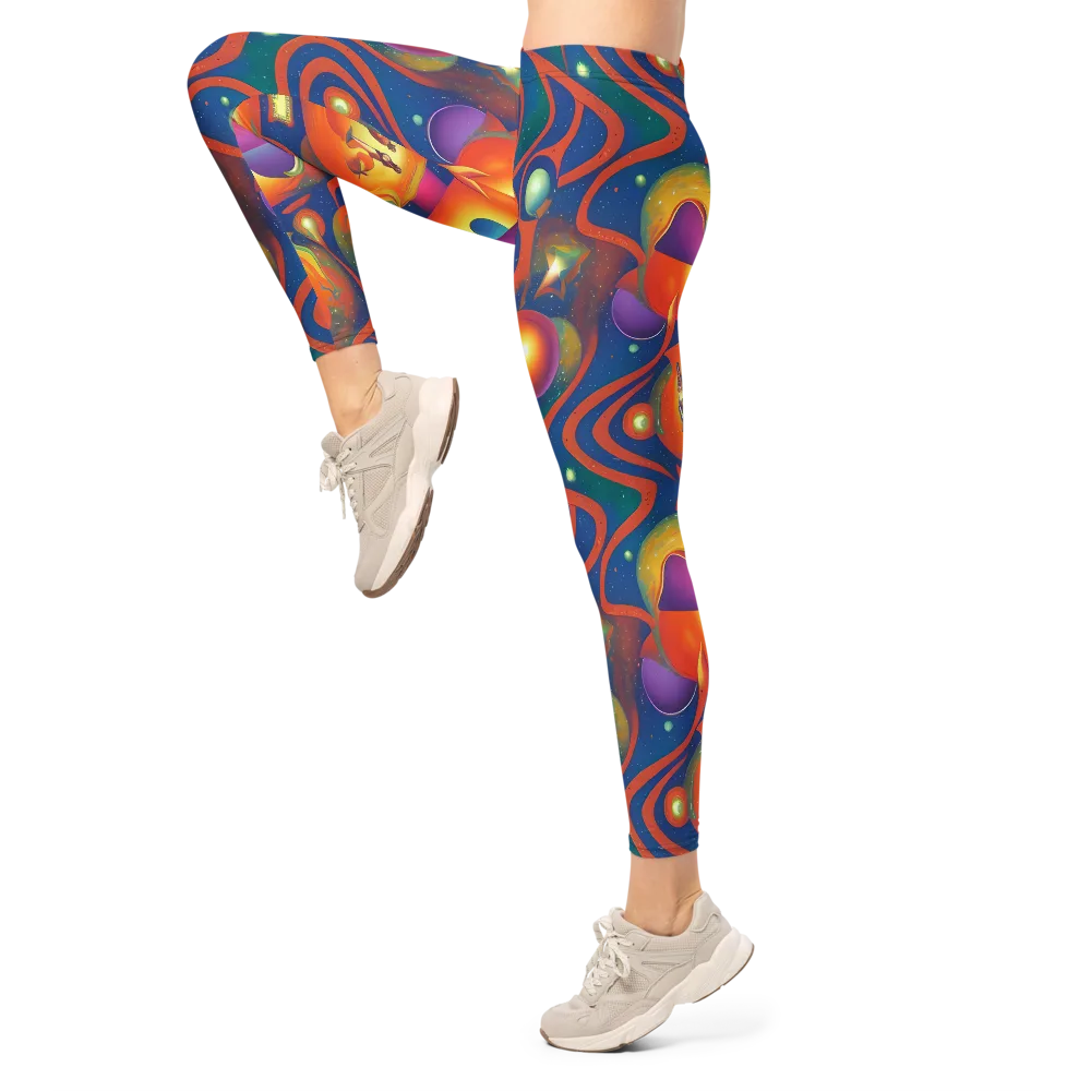 Dreams of Dimension on Leggings — Left