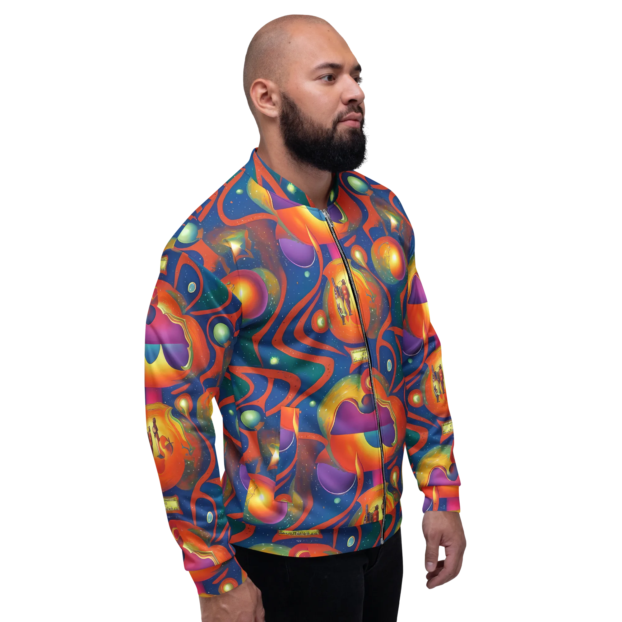 Dreams of Dimension on Bomber Jacket — Right