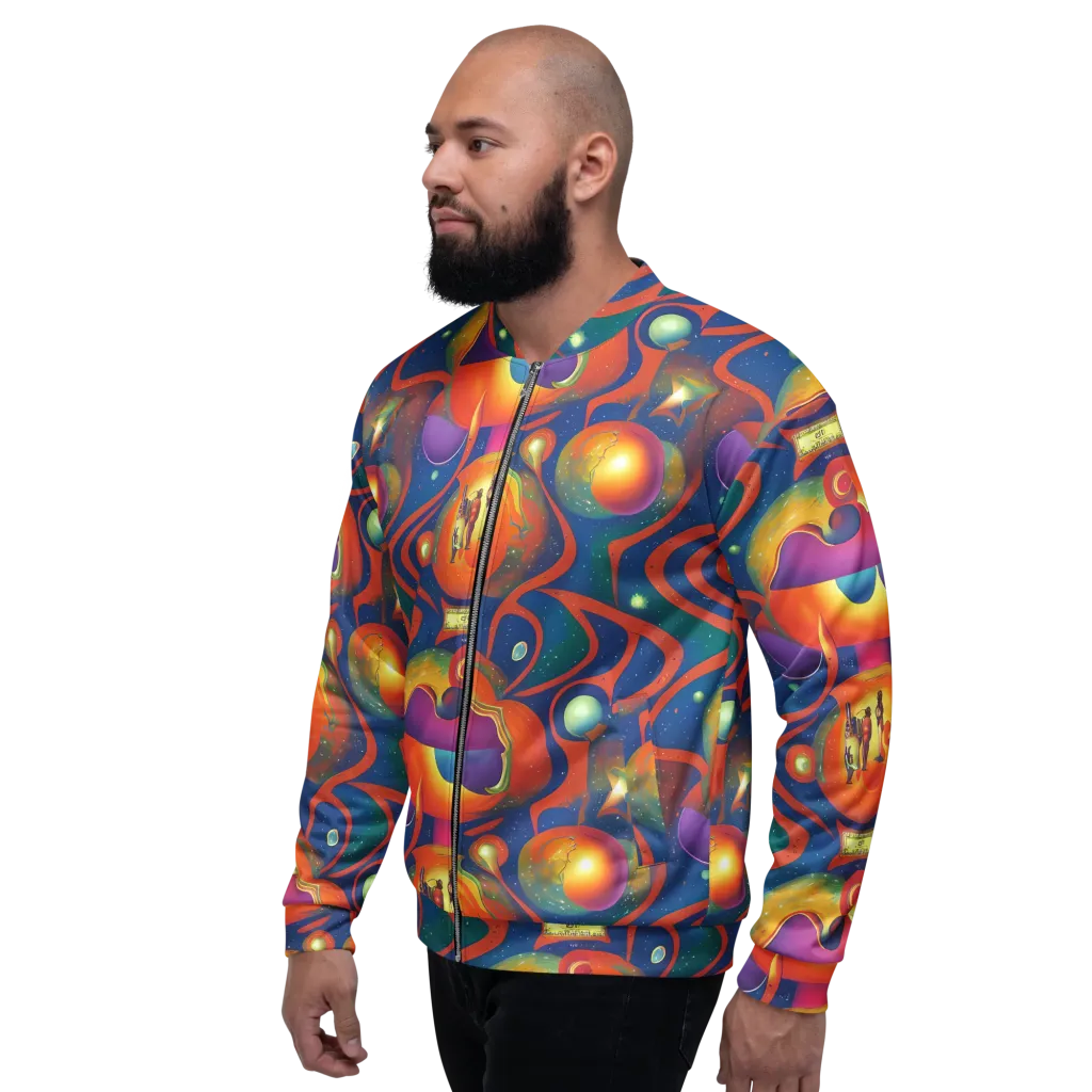 Dreams of Dimension on Bomber Jacket — Left