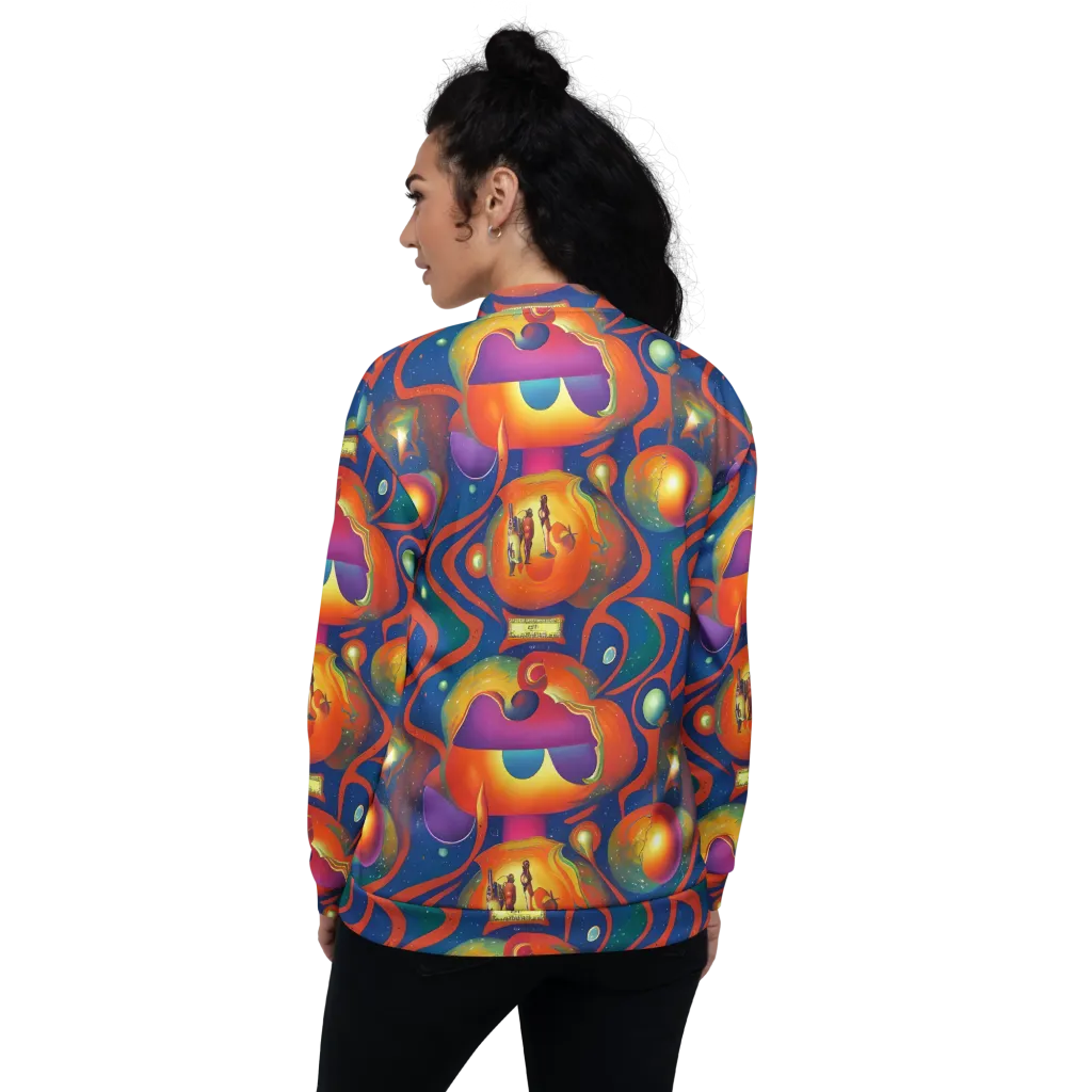 Dreams of Dimension on Bomber Jacket — Back
