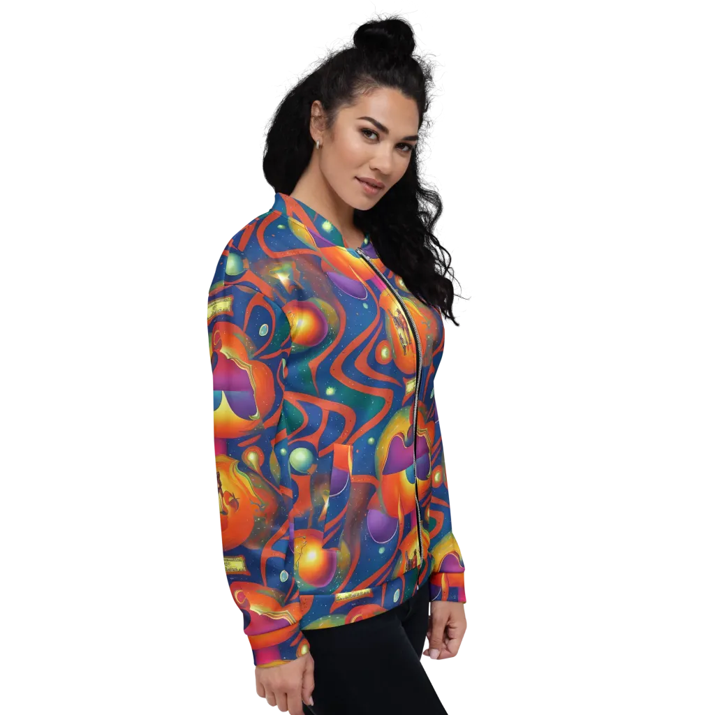 Dreams of Dimension on Bomber Jacket — Right